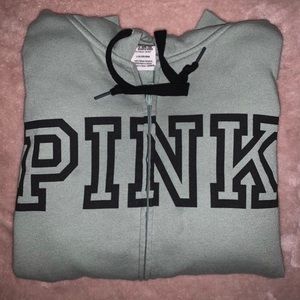 PINK . zip up